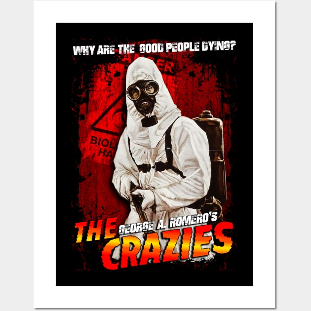 George A Romero The Crazies Wall Art by HellwoodOutfitters